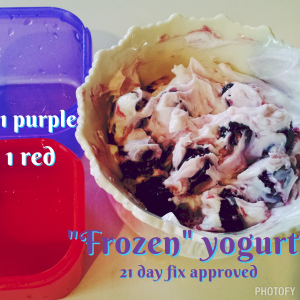 21 df "Frozen" yogurt